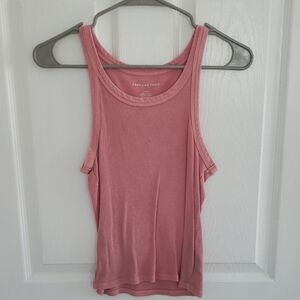 American Eagle Outfitters Dusty Rose Ribbed Tank